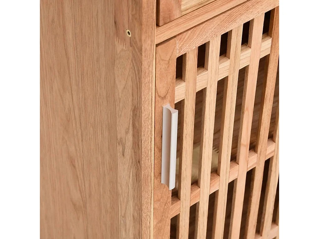 Ensemble de meubles de salle de bain 4 pcs Bois massif de noyer