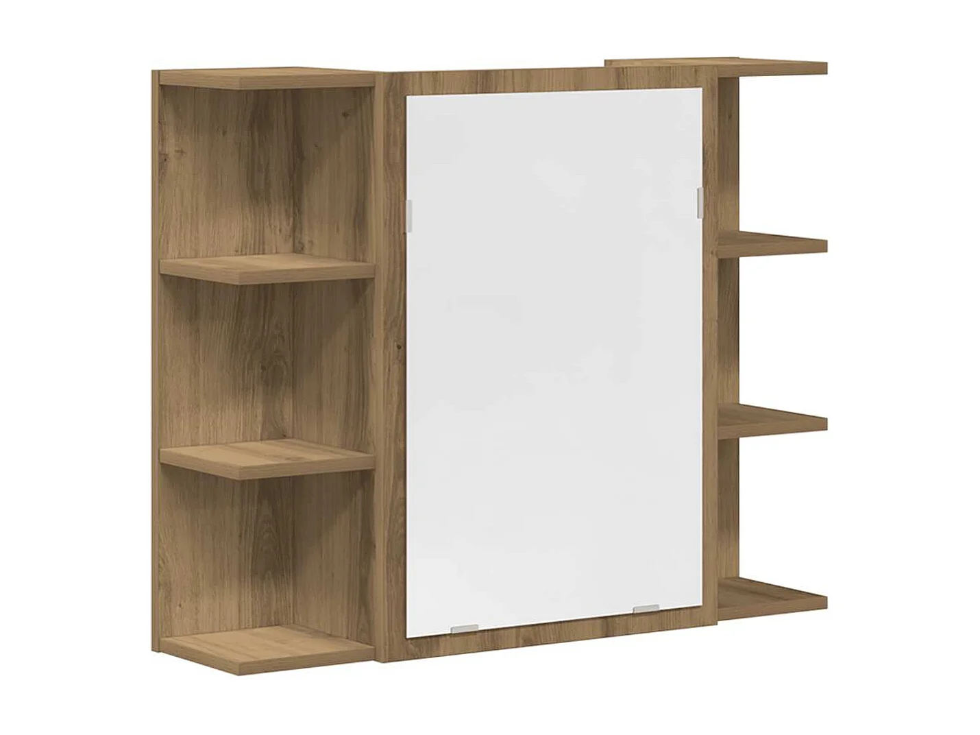 3-delige badkamermeubelset van bewerkt hout