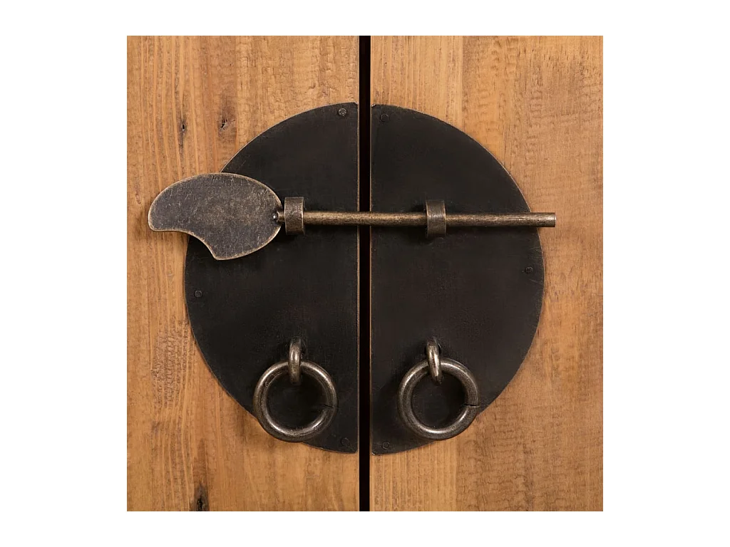 Ensemble de salle de bains 5 pcs Pinède solide