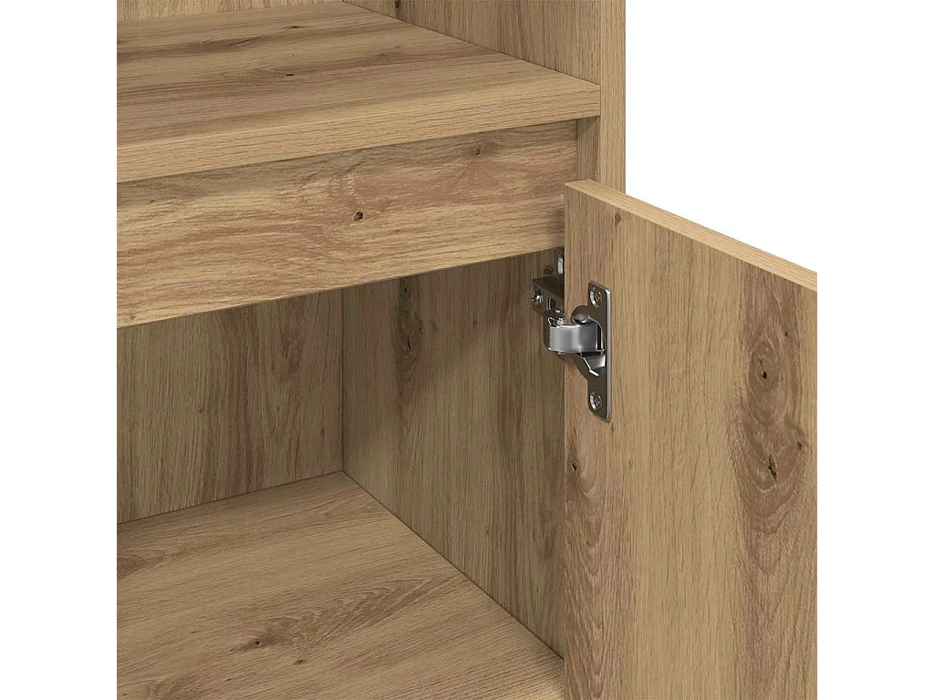 Ensemble de meubles pour salle de bain 3 pcs Chêne artisanal