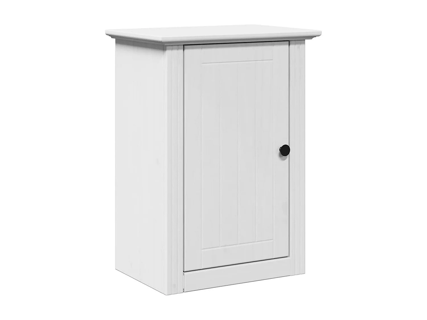 Meubles de salle de bain 3 pcs BODO blanc bois de pin massif