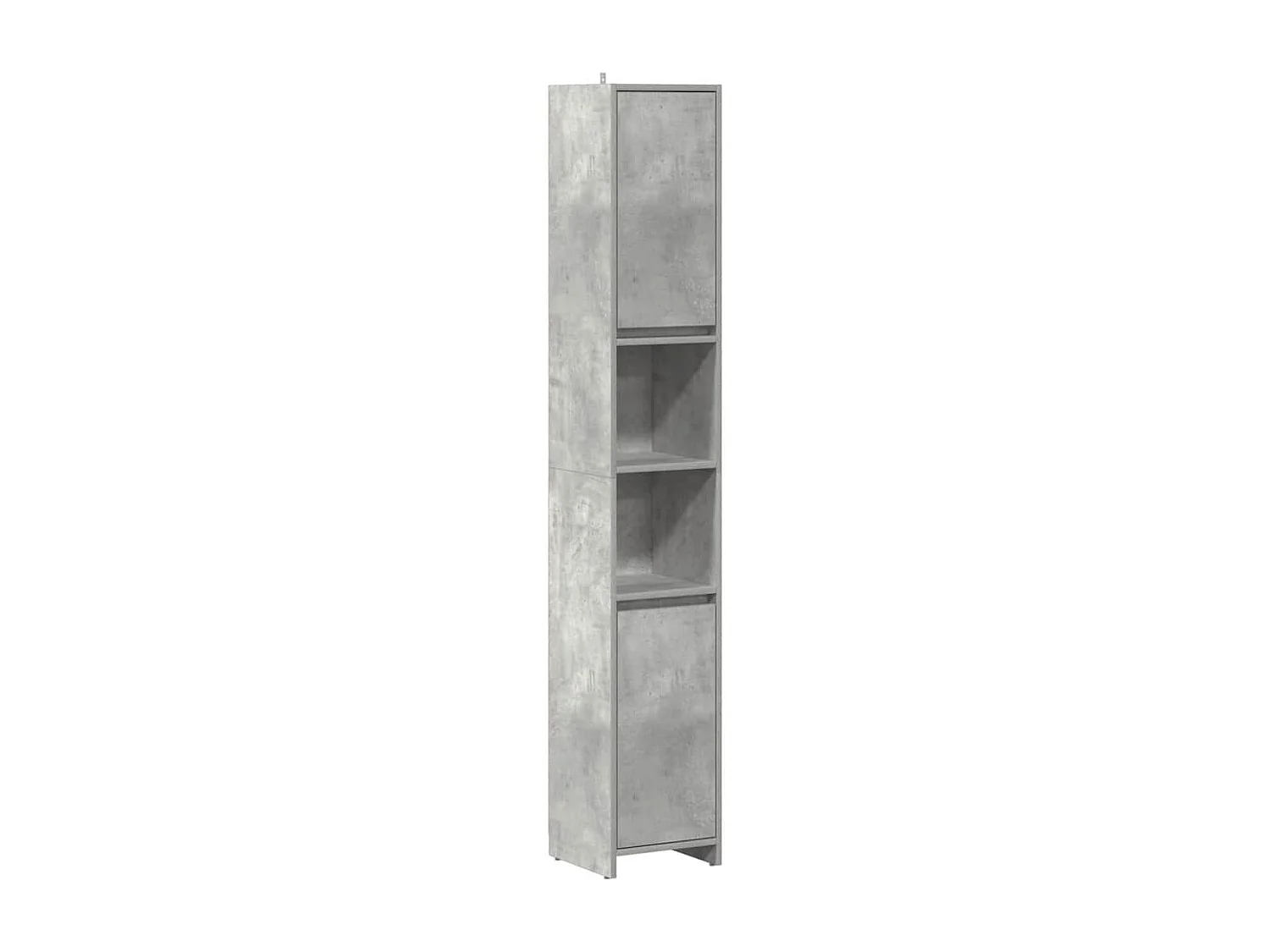 Ensemble de meubles de salle de bain 3 pcs gris béton