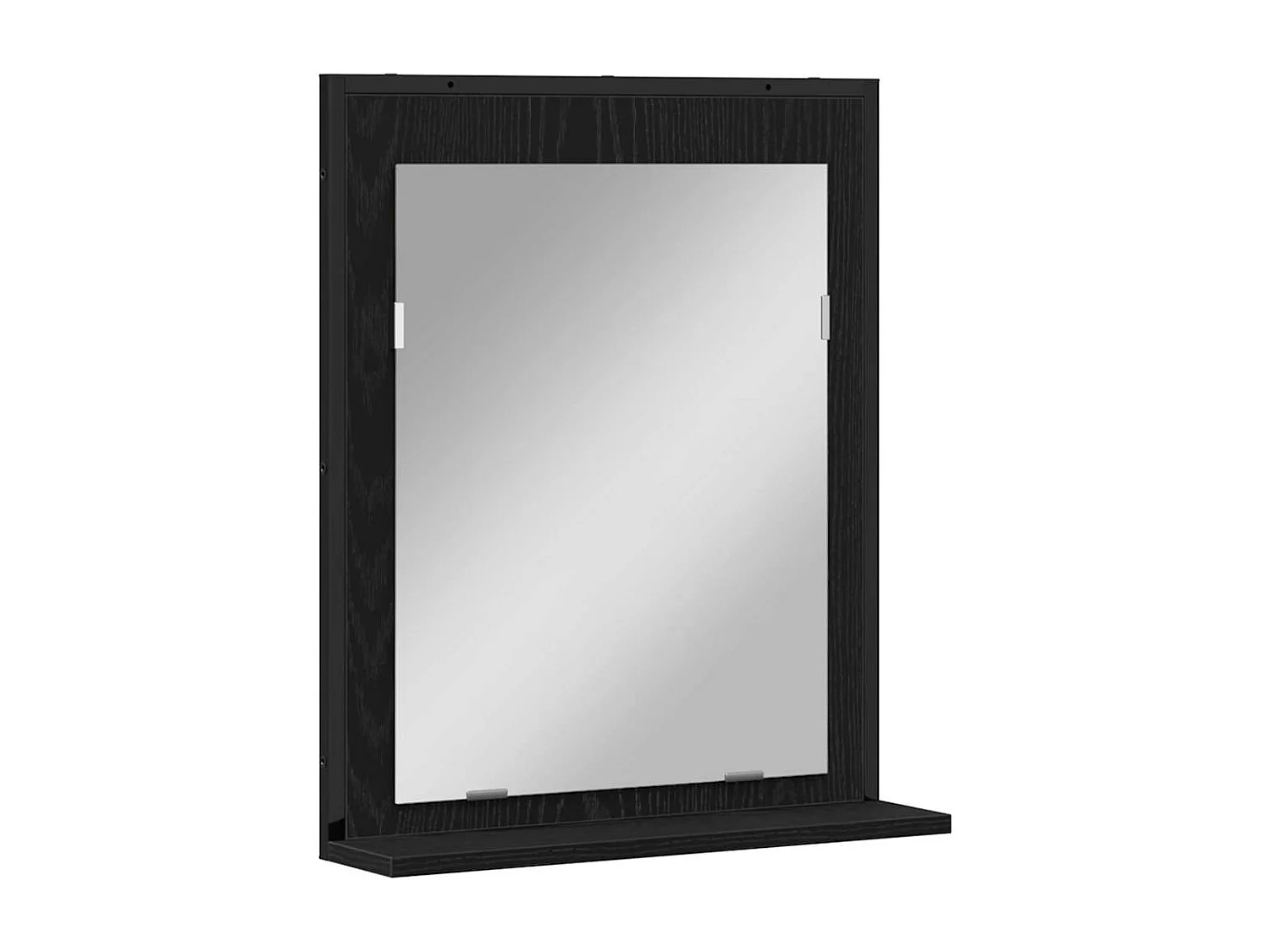 Ensemble de mobilier de salle de bain avec stockage 3 pcs Noir