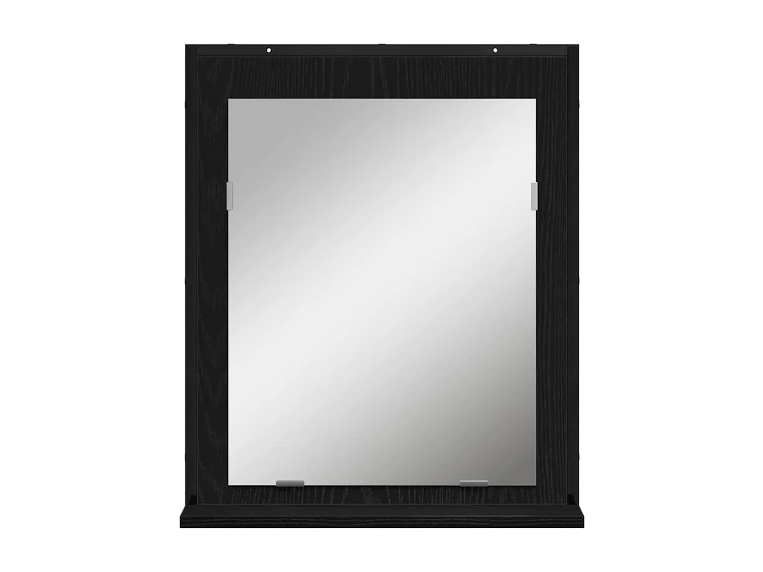 Ensemble de mobilier de salle de bain avec stockage 3 pcs Noir