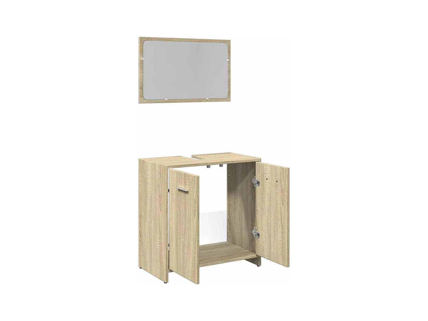2-delige badkamermeubelset Sonoma eiken