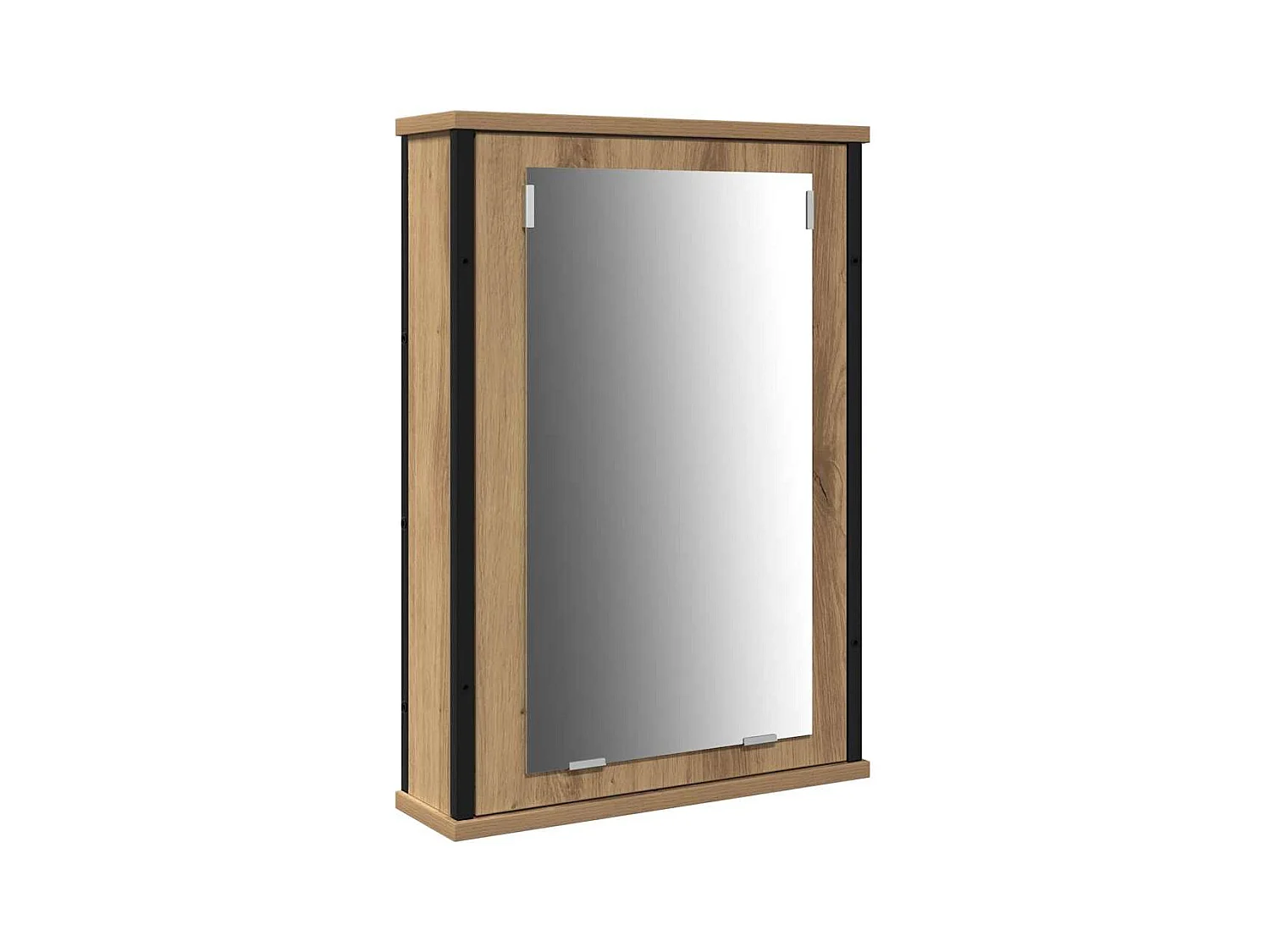 Set di mobili da bagno 3 pezzi, rovere lavorato a mano