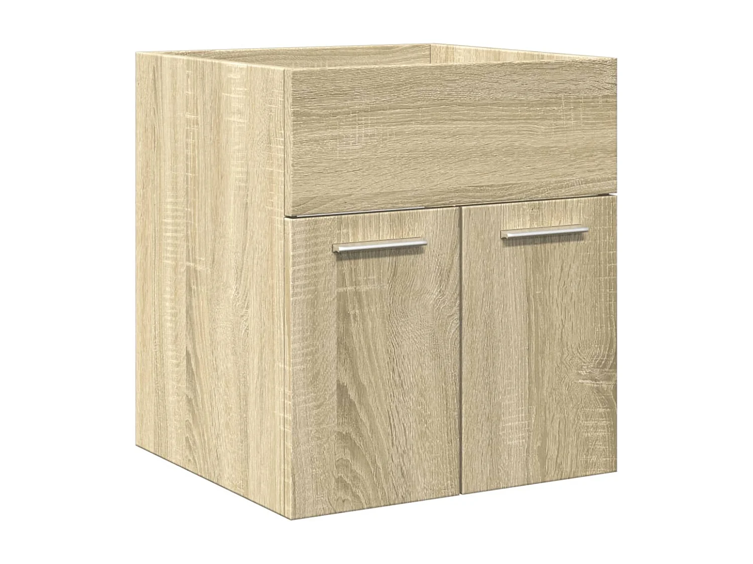 Conjunto de muebles de baño de 3 piezas roble sonoma