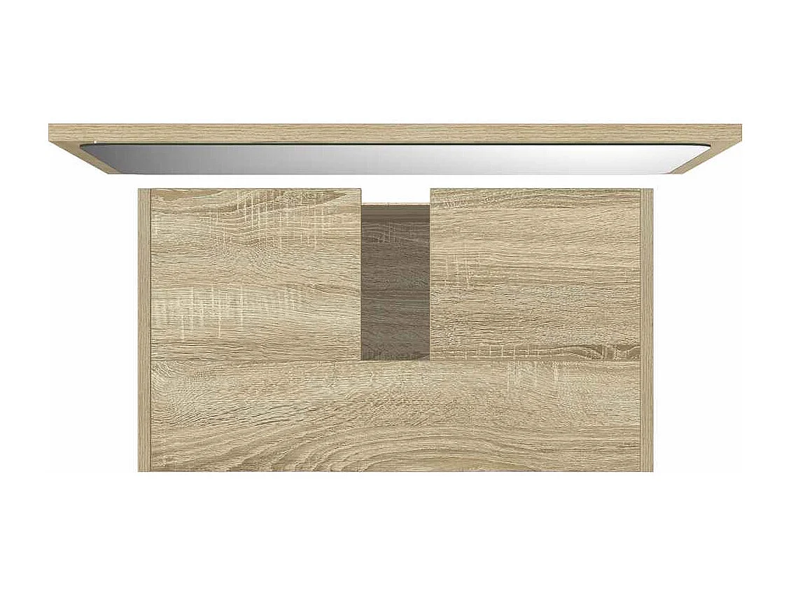 Set di mobili da bagno 2 pezzi in rovere Sonoma