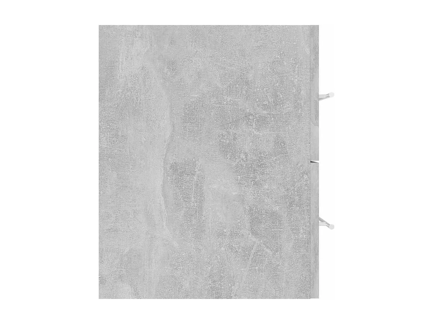 Ensemble de meubles de salle de bain 2 pcs Gris béton Aggloméré