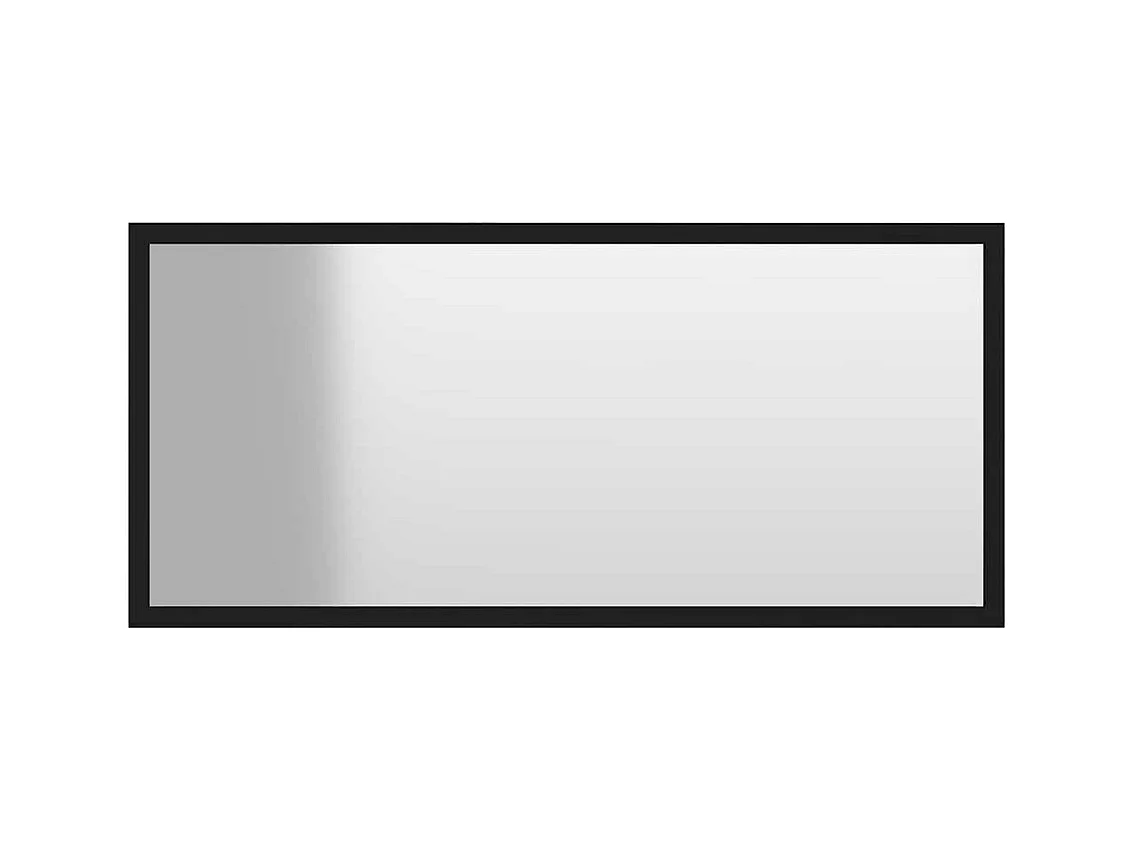 Ensemble de meubles salle de bain 2 pcs noir bois d'ingénierie