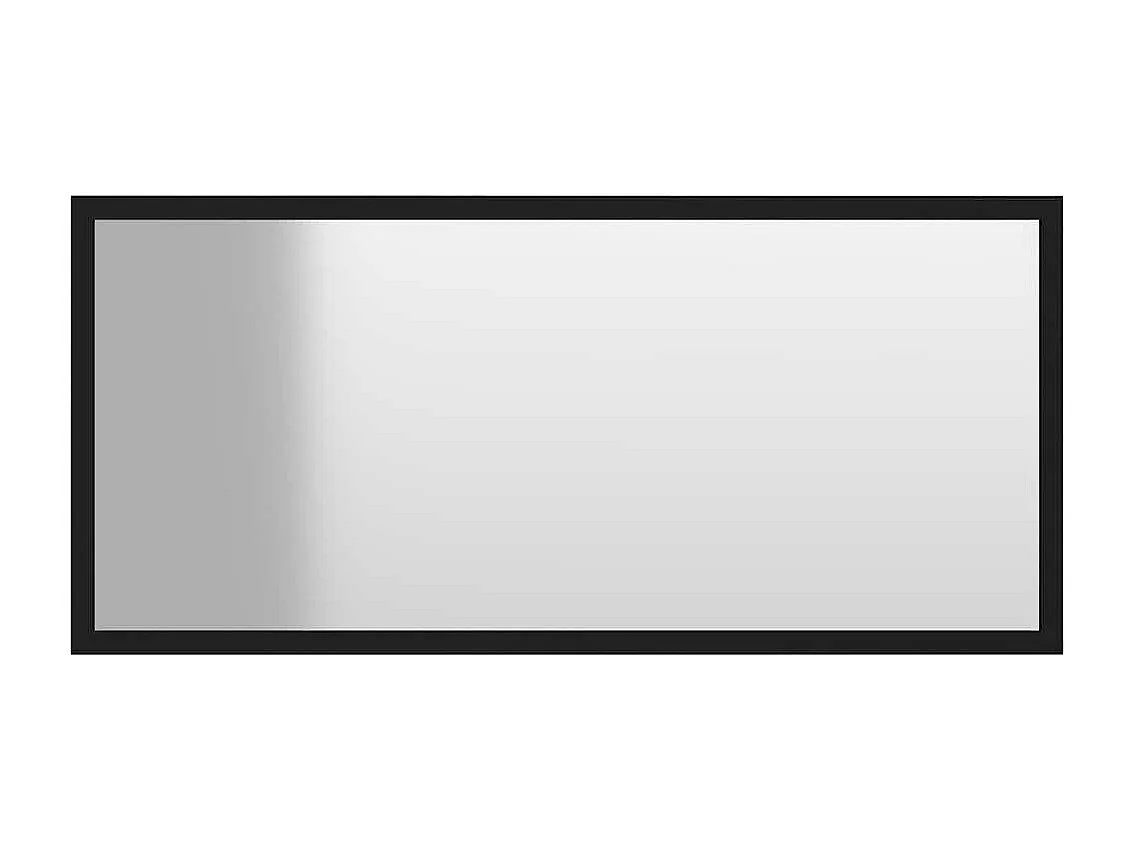 Ensemble de meubles salle de bain 2 pcs noir bois d'ingénierie