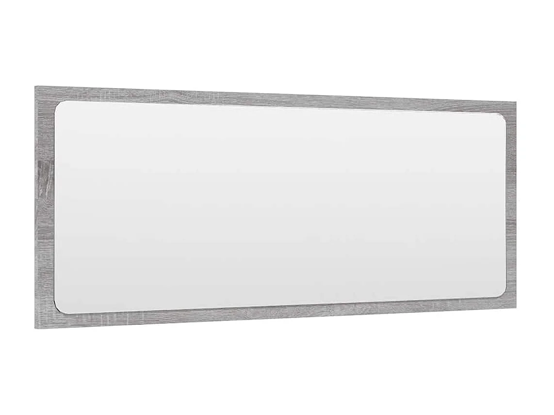 Ensemble de meubles de salle de bain 2 pcs Sonoma gris