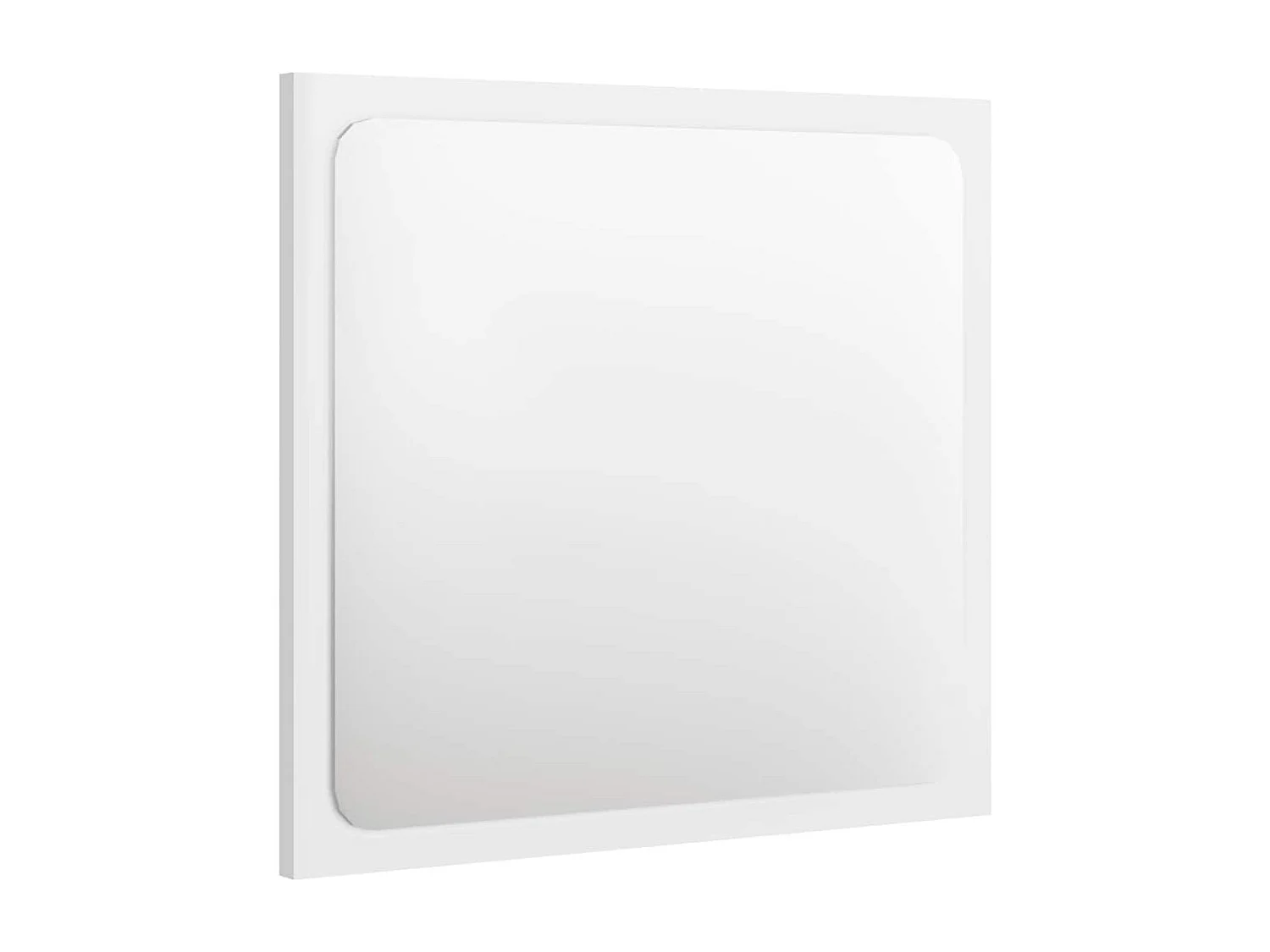 Conjunto de muebles de baño de 2 piezas en aglomerado blanco alto brillo