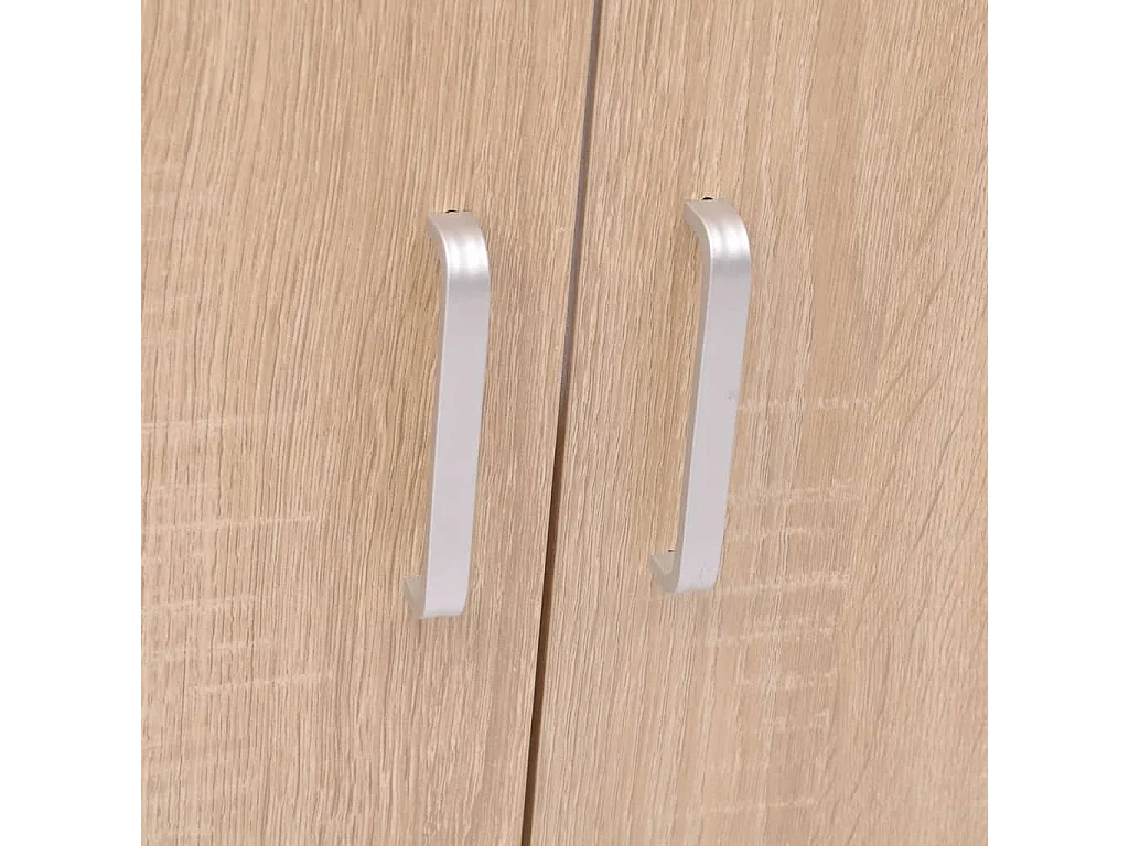 Mobile da bagno beige a tre pezzi