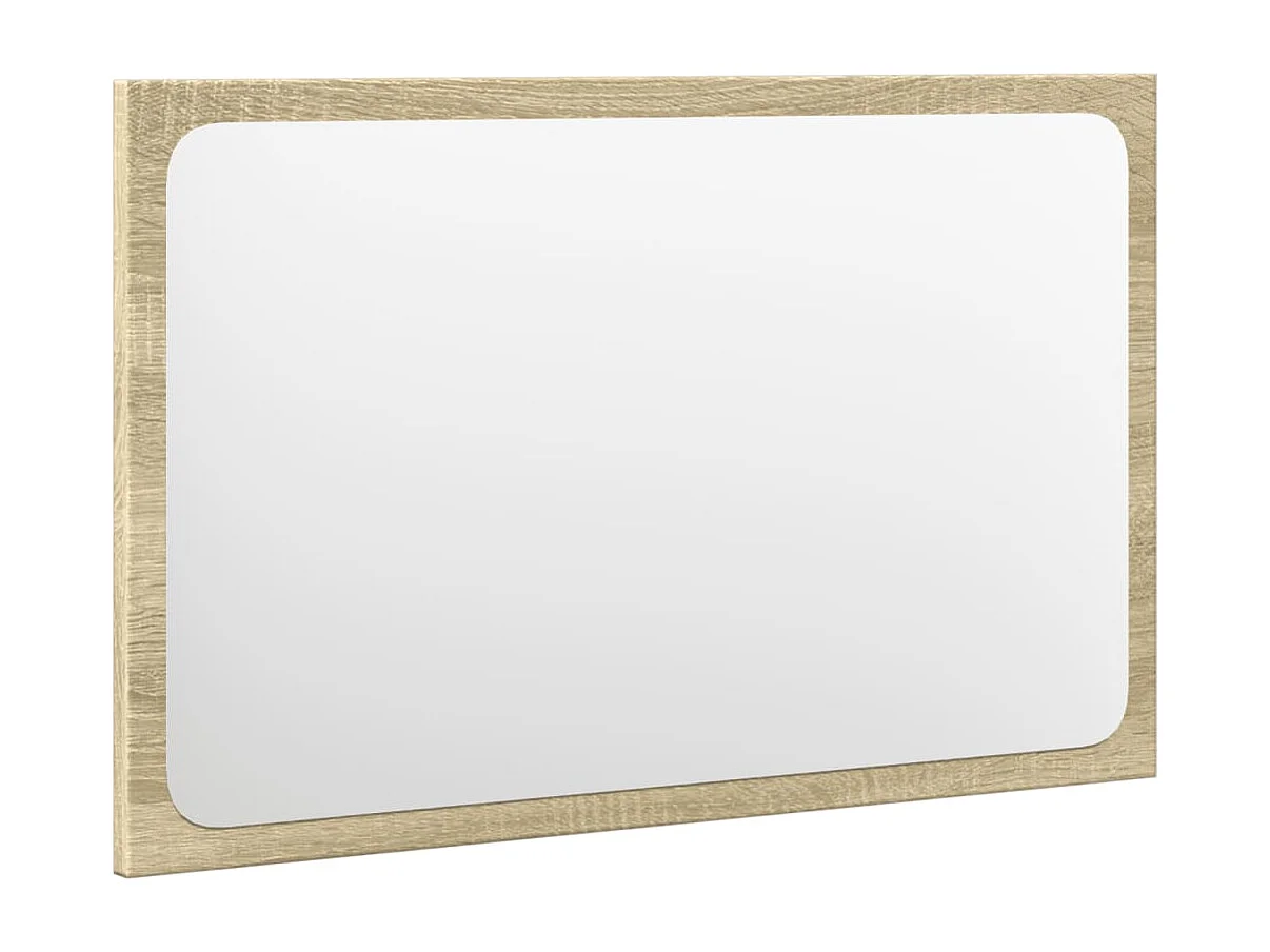 Set di mobili da bagno 4 pezzi in rovere Sonoma