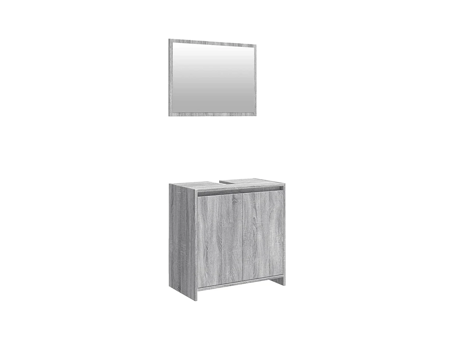 Sonoma Grey 2-delige badkamermeubelset