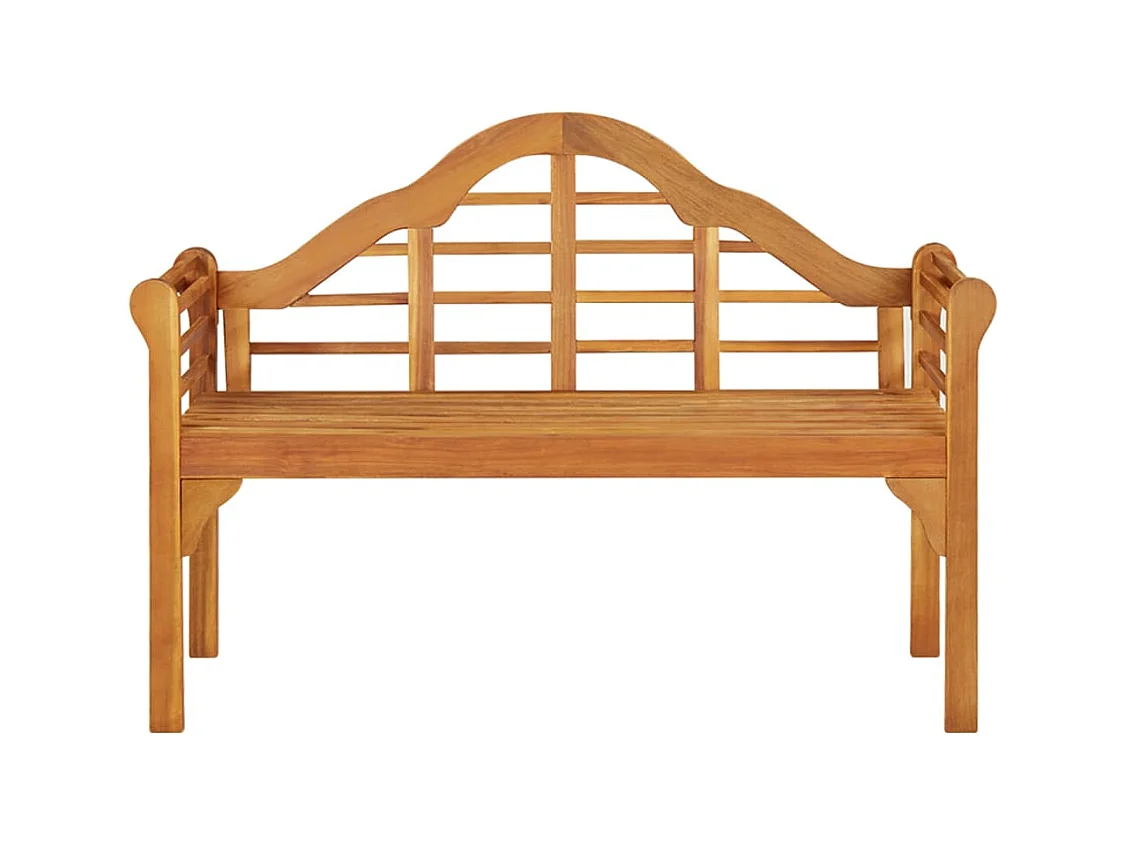 Banco de jardín 125 cm Madera maciza de acacia