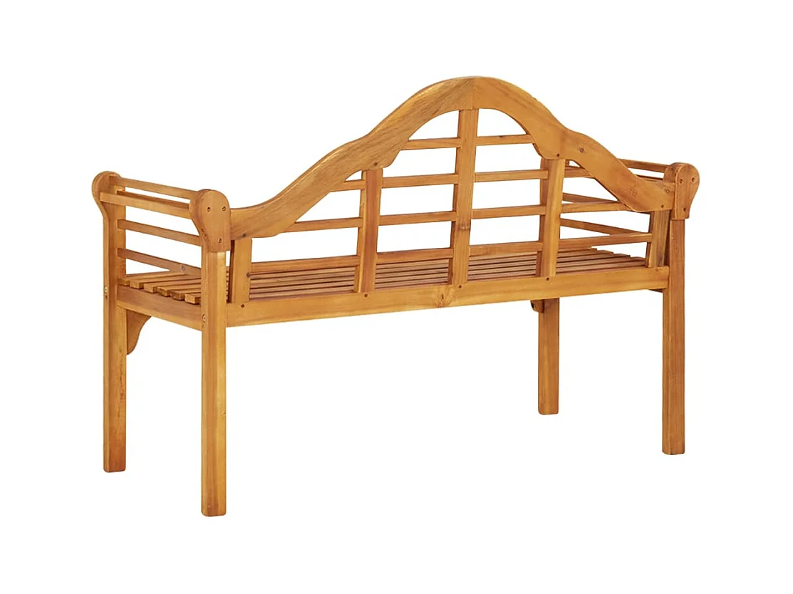 Banco de jardín 125 cm Madera maciza de acacia