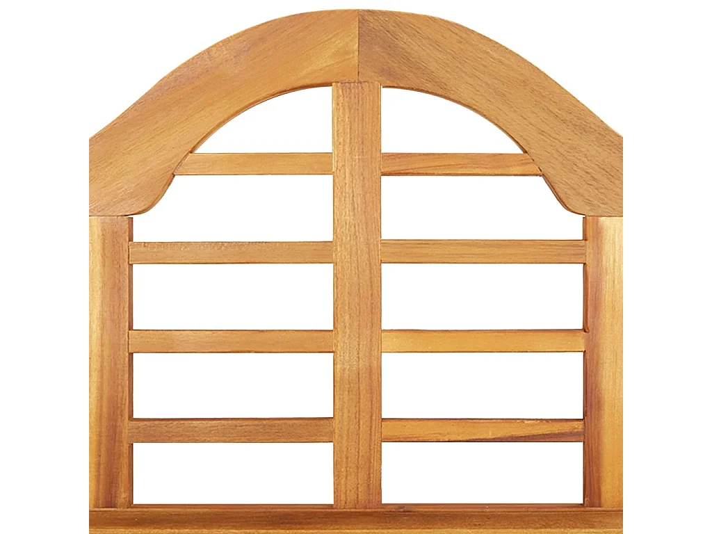 Banco de jardín 125 cm Madera maciza de acacia