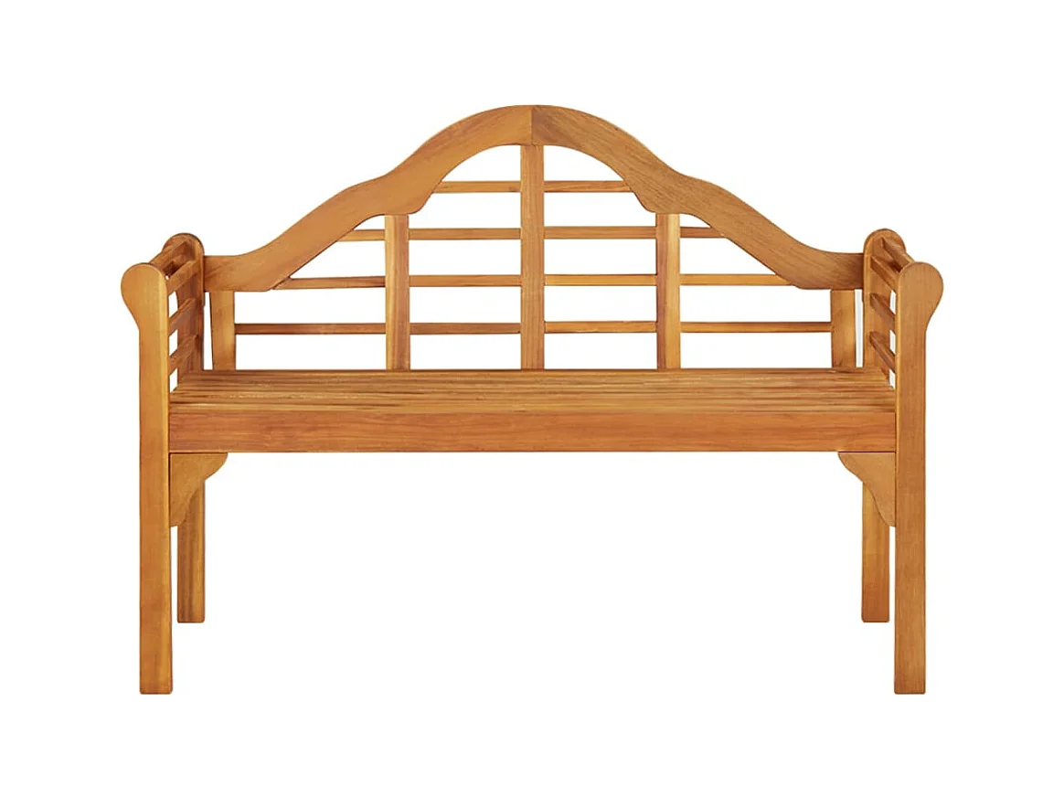 Panca da giardino 125 cm Legno massello di acacia