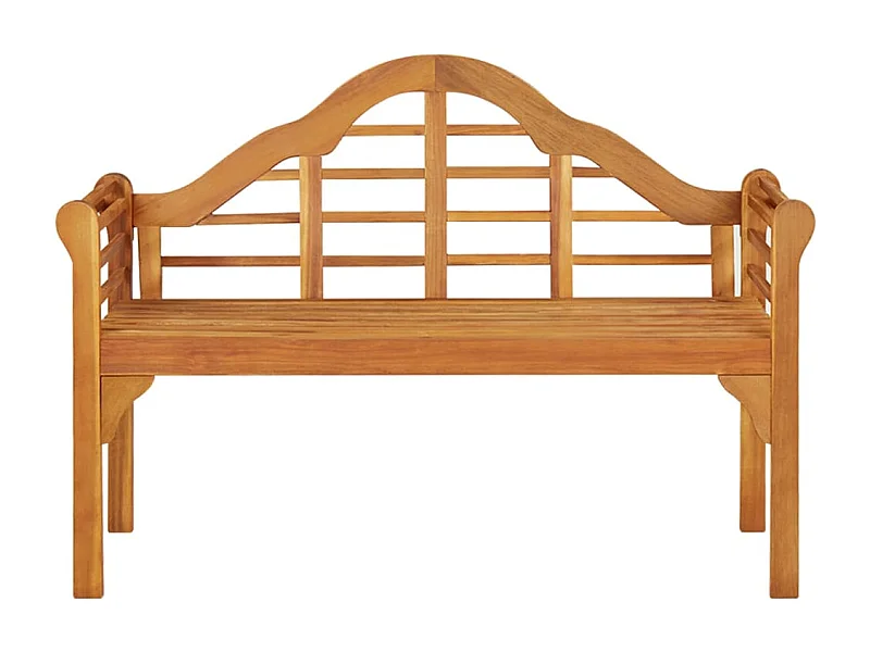 Panca da giardino 125 cm Legno massello di acacia