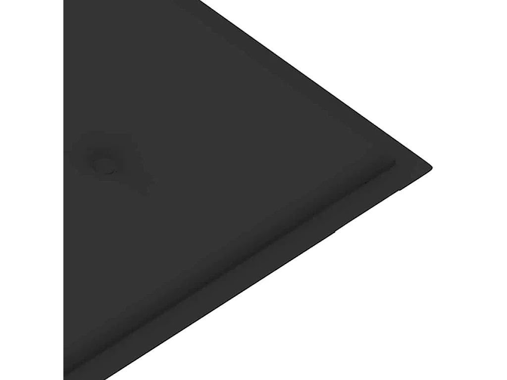 Banco de jardín plegable con cojín 118 cm Bambú