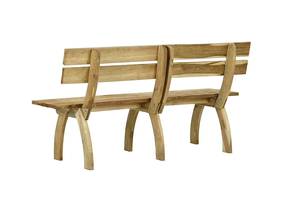 Tuinbank 160 cm geïmpregneerd grenenhout