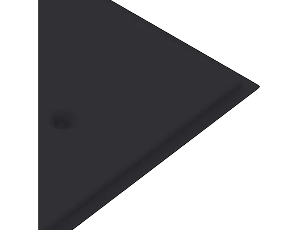 Banc Batavia avec coussin anthracite 150 cm Bois de teck massif