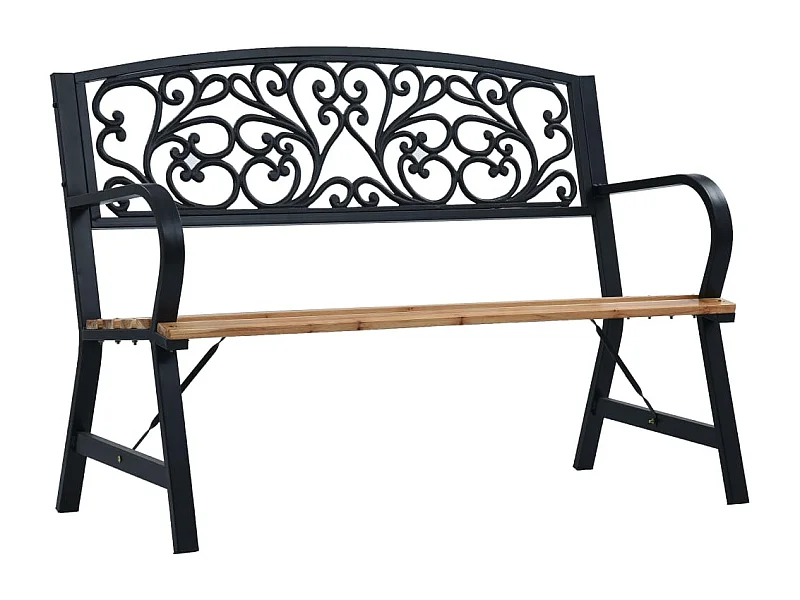 Banco de jardín 120 cm Madera