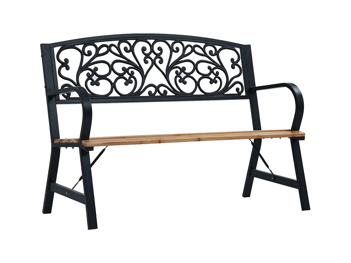 Banco de jardín 120 cm Madera