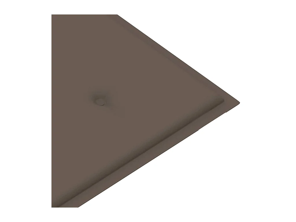 Panca da giardino impilabile e cuscino 128,5 cm Legno massello di teak