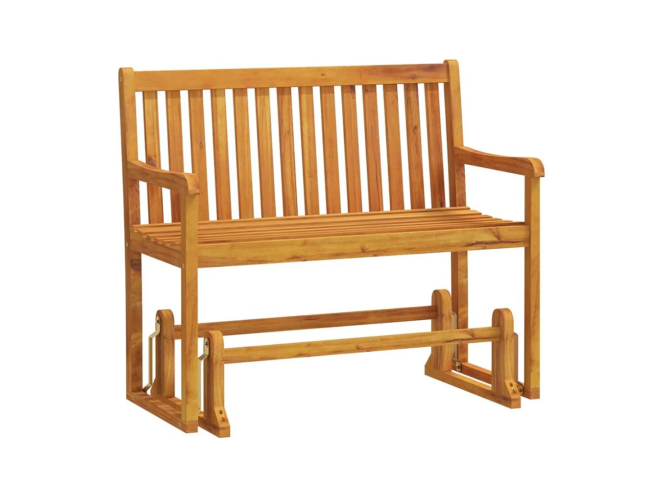 Columpio de jardín 110 cm Madera maciza de acacia