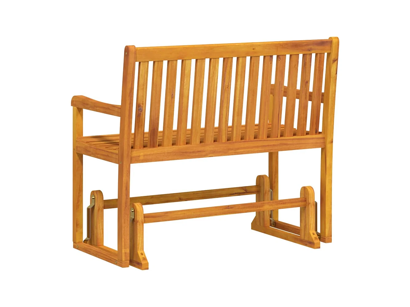 Columpio de jardín 110 cm Madera maciza de acacia