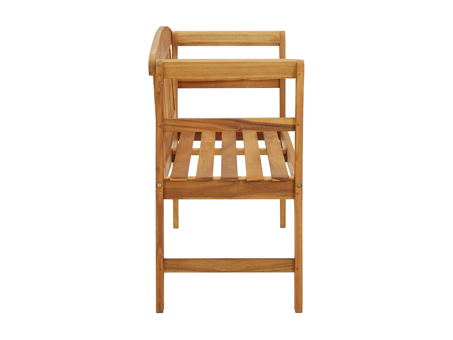 Panca da giardino 114 cm in legno massello di acacia