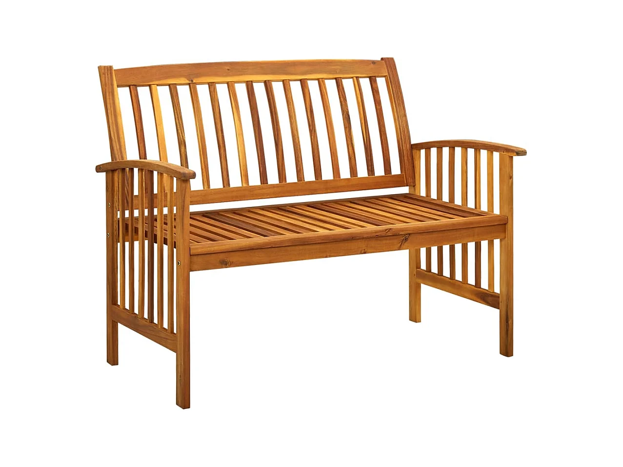 Tuinbank met kussen 119 cm Massief acaciahout