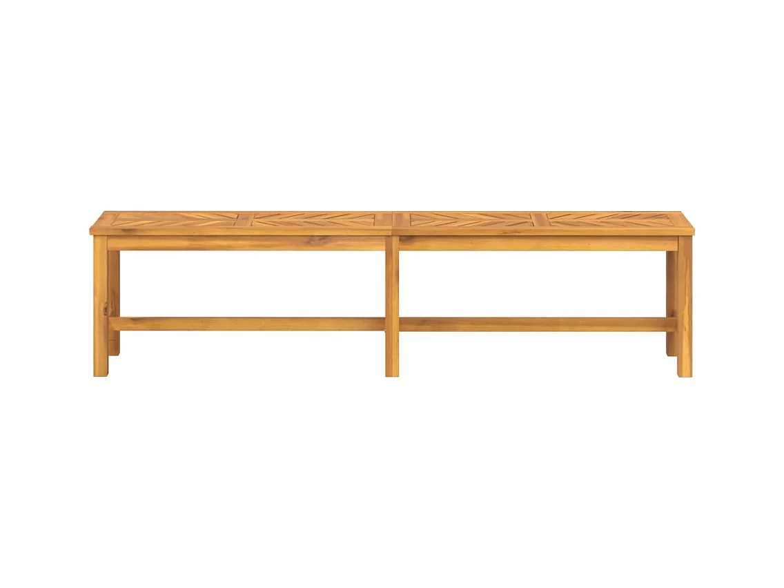 Banc de jardin 180 cm bois massif d'acacia