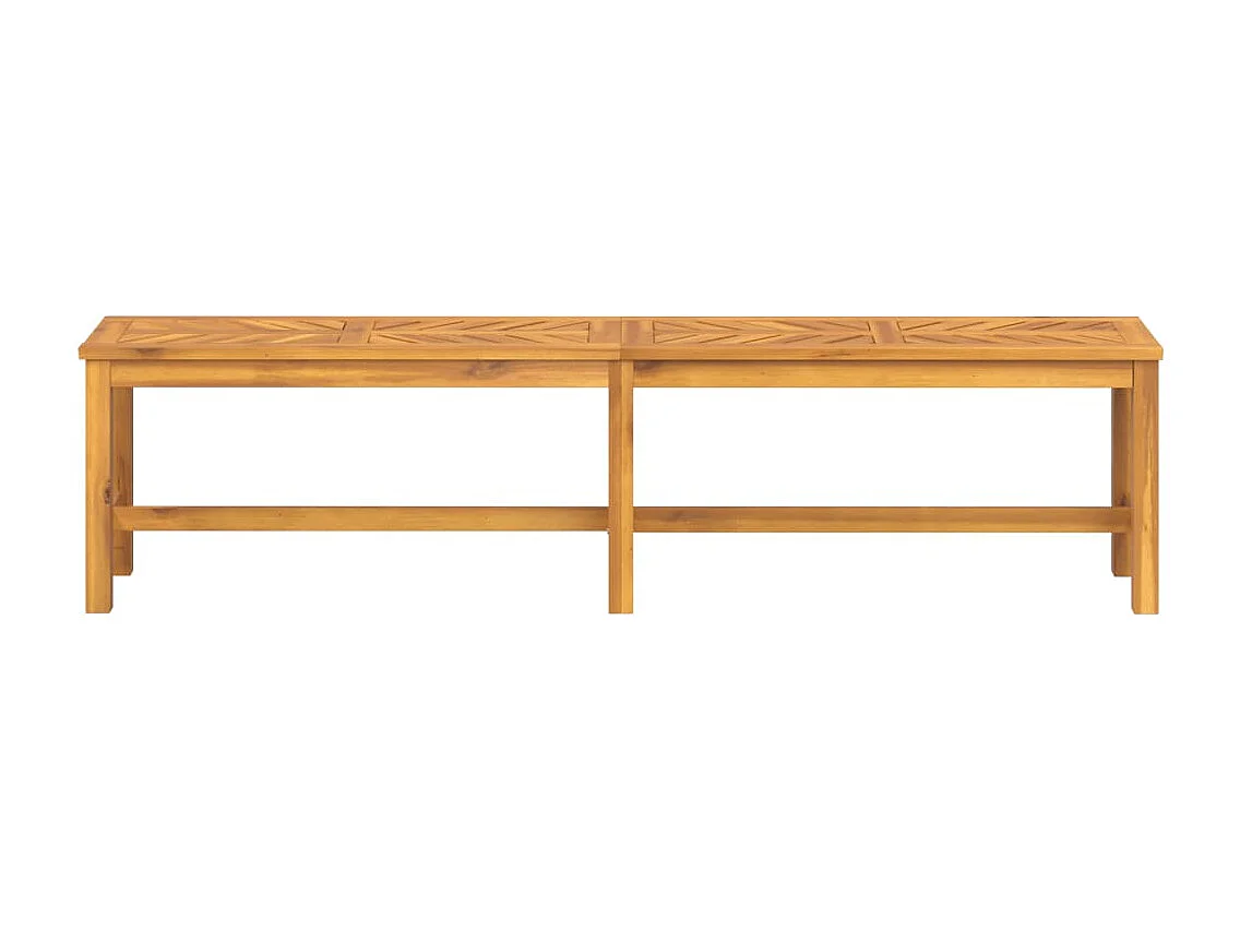 Banc de jardin 180 cm bois massif d'acacia