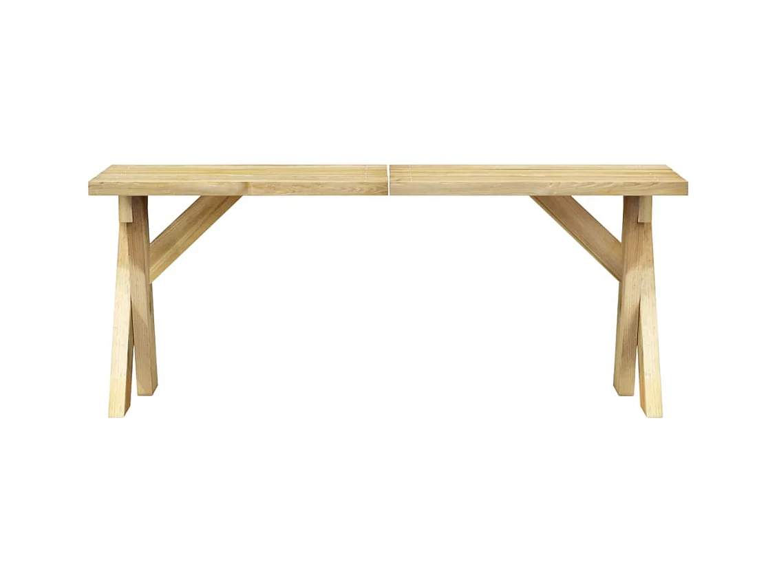 Banco de jardín 110 cm Madera de pino impregnada