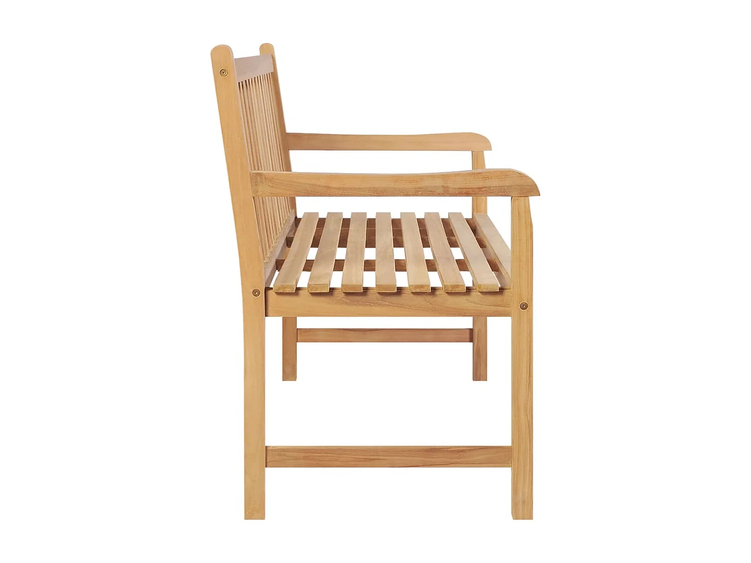 Panca da giardino 114 cm in legno massello di teak