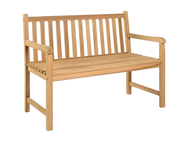 Panca da giardino 114 cm in legno massello di teak
