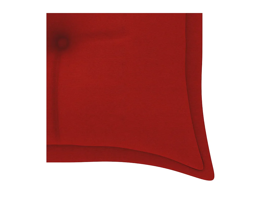 Banc de jardin empilable et coussin 159 cm Bois de teck massif