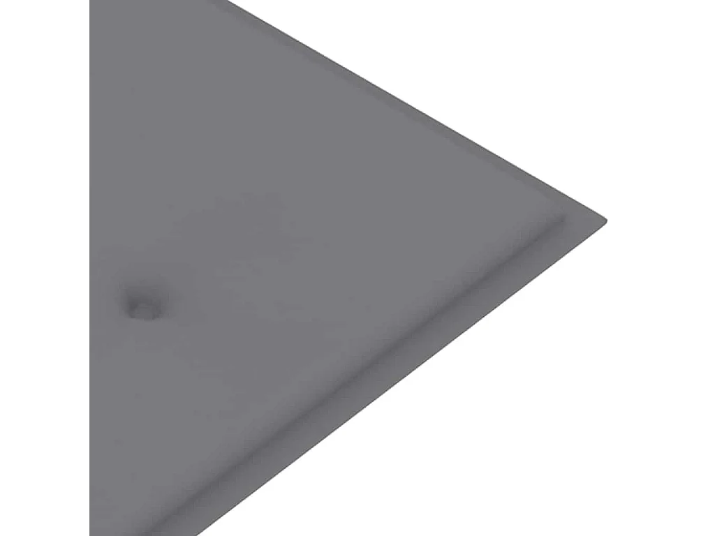 Panca Batavia con cuscino grigio 150 cm Legno massello di teak