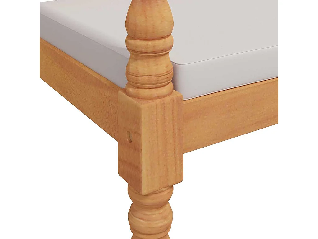 Banco Batavia con cojín 150 cm Madera maciza de teca