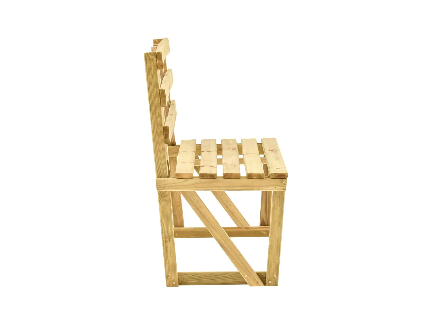 Banco de jardín 120 cm Madera de pino impregnada