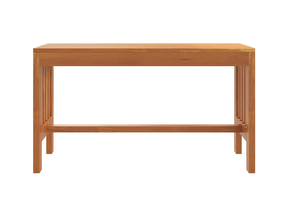 Banc de jardin 80 cm bois massif d'eucalyptus