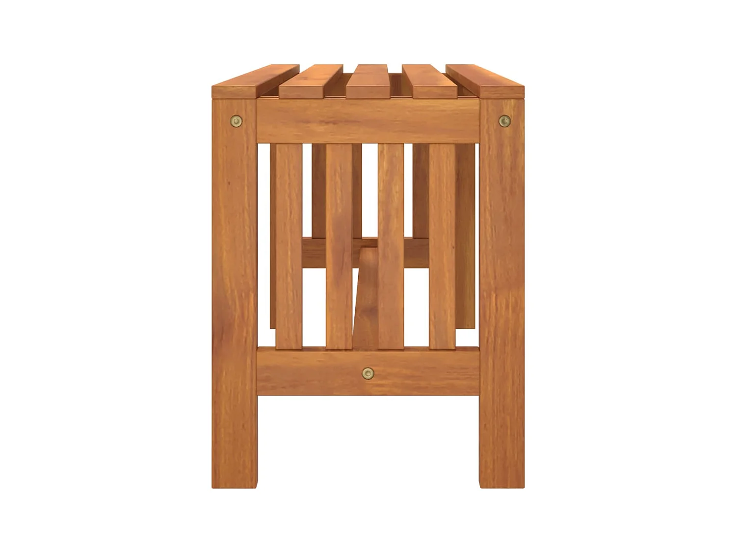 Banc de jardin 80 cm bois massif d'eucalyptus