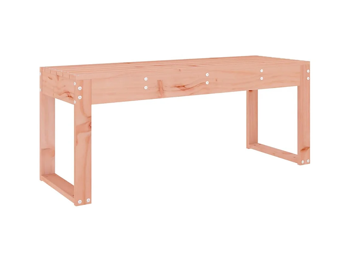 Banco de jardín 110x38x45 cm madera maciza de abeto Douglas