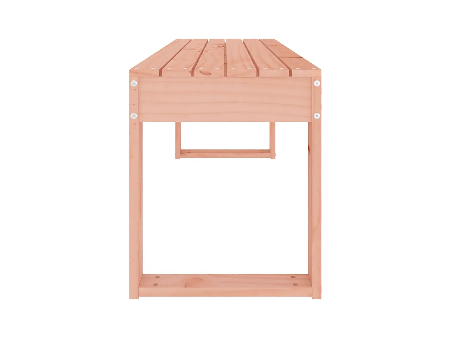 Banco de jardín 110x38x45 cm madera maciza de abeto Douglas