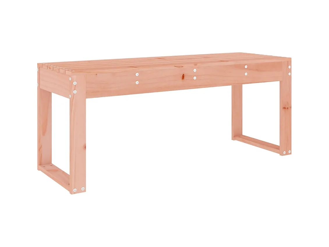Banco de jardín 110x38x45 cm madera maciza de abeto Douglas