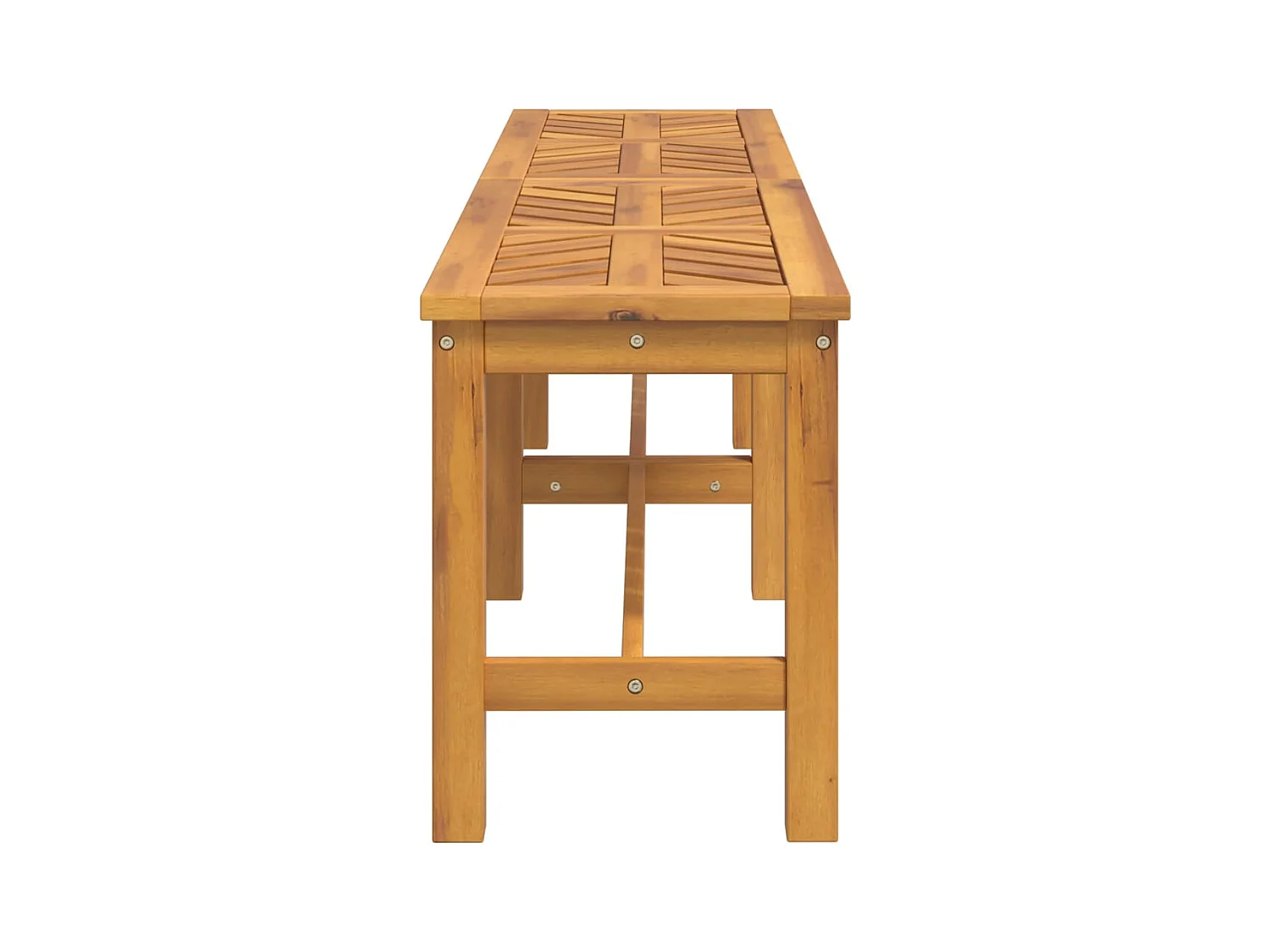 Banc de jardin 150 cm bois massif d'acacia